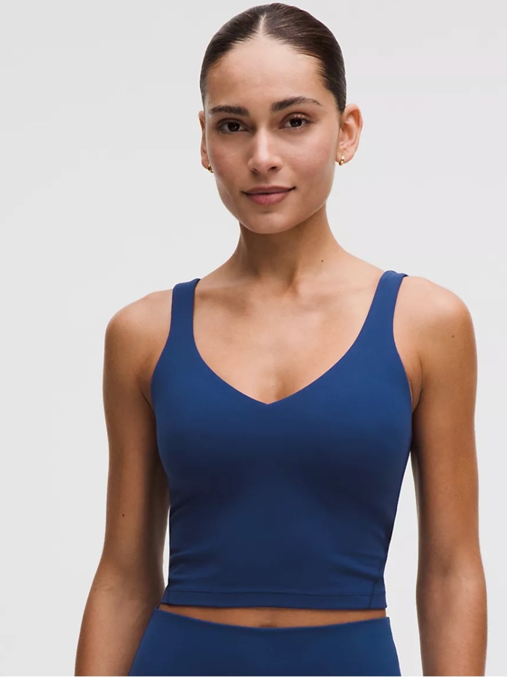 lululemon athletica Deep Blue V-Neck Tank Top